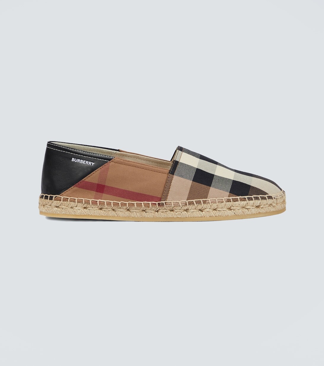 

Эспадрильи House Check из плотной ткани Burberry, бежевый
