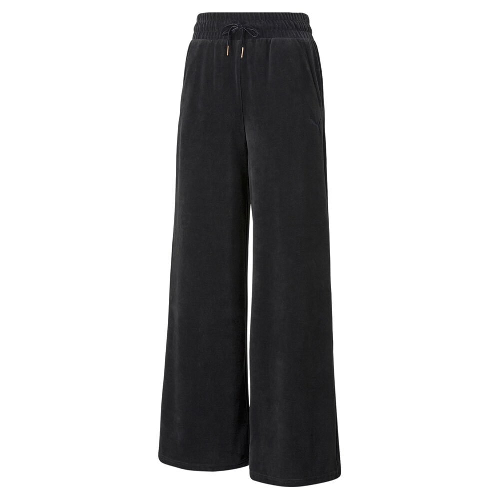 

Брюки Puma Her Velour Wide, черный