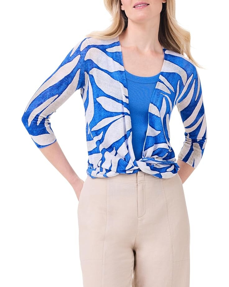 

Свитер NIC+ZOE Petite Meadow Mix 4-Way Cardigan, синий мульти