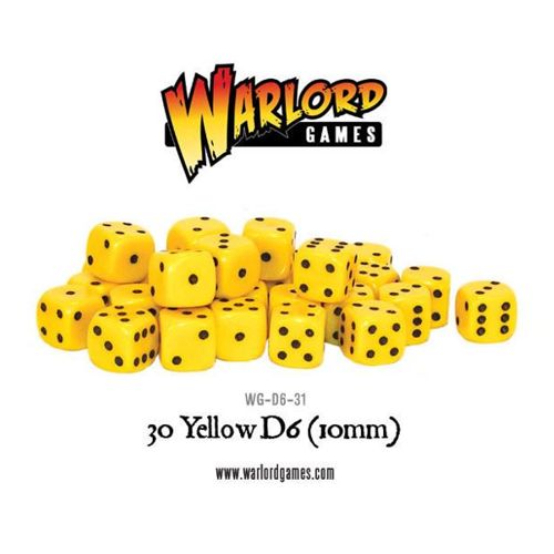 Фигурки D6 Dice Pack – Yellow (30) Warlord Games