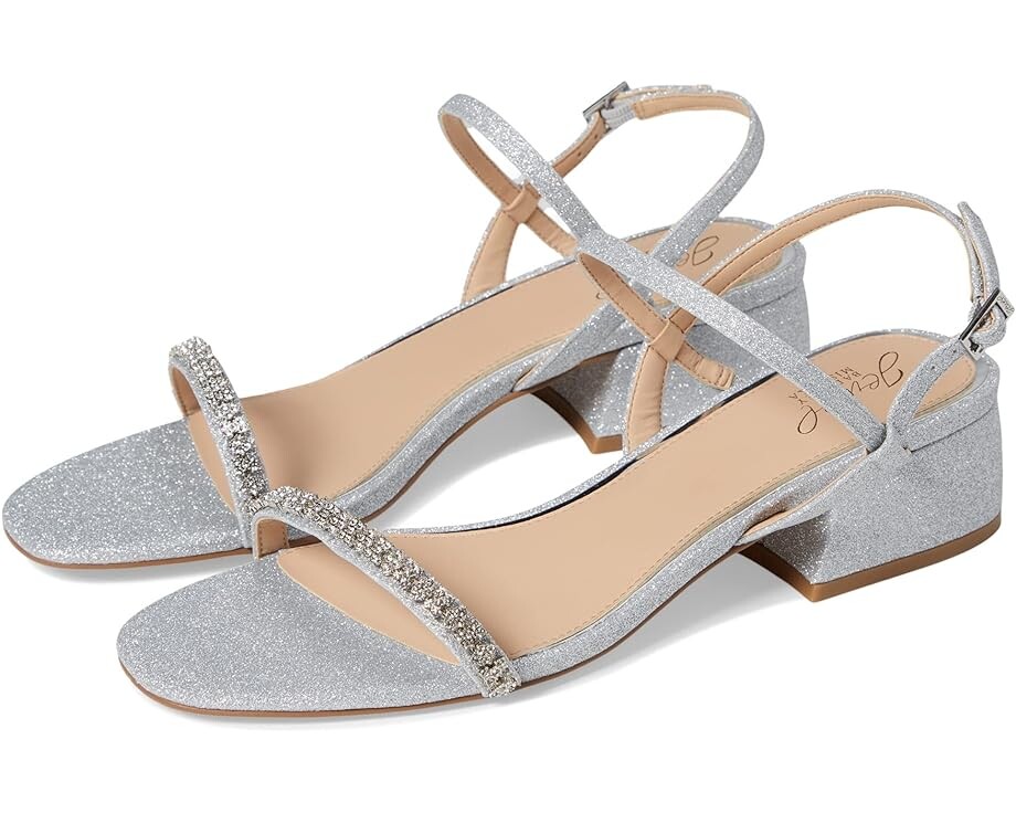 

Туфли Jewel Badgley Mischka Aaliyah, серебряный