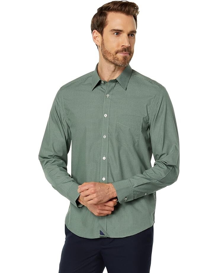 

Рубашка UNTUCKit Wrinkle-Free Marcasin Shirt, зеленый