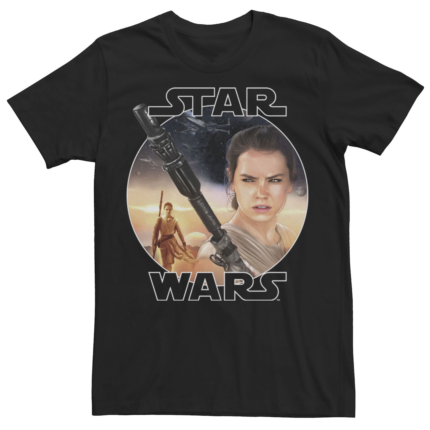 Мужская футболка Rey Close Up Star Wars close up q