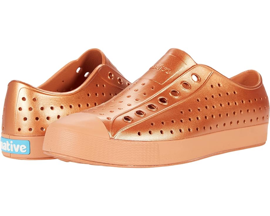 malta pink size 44 Кроссовки Native Shoes Jefferson Metallic, цвет Malta Metallic/Malta Orange