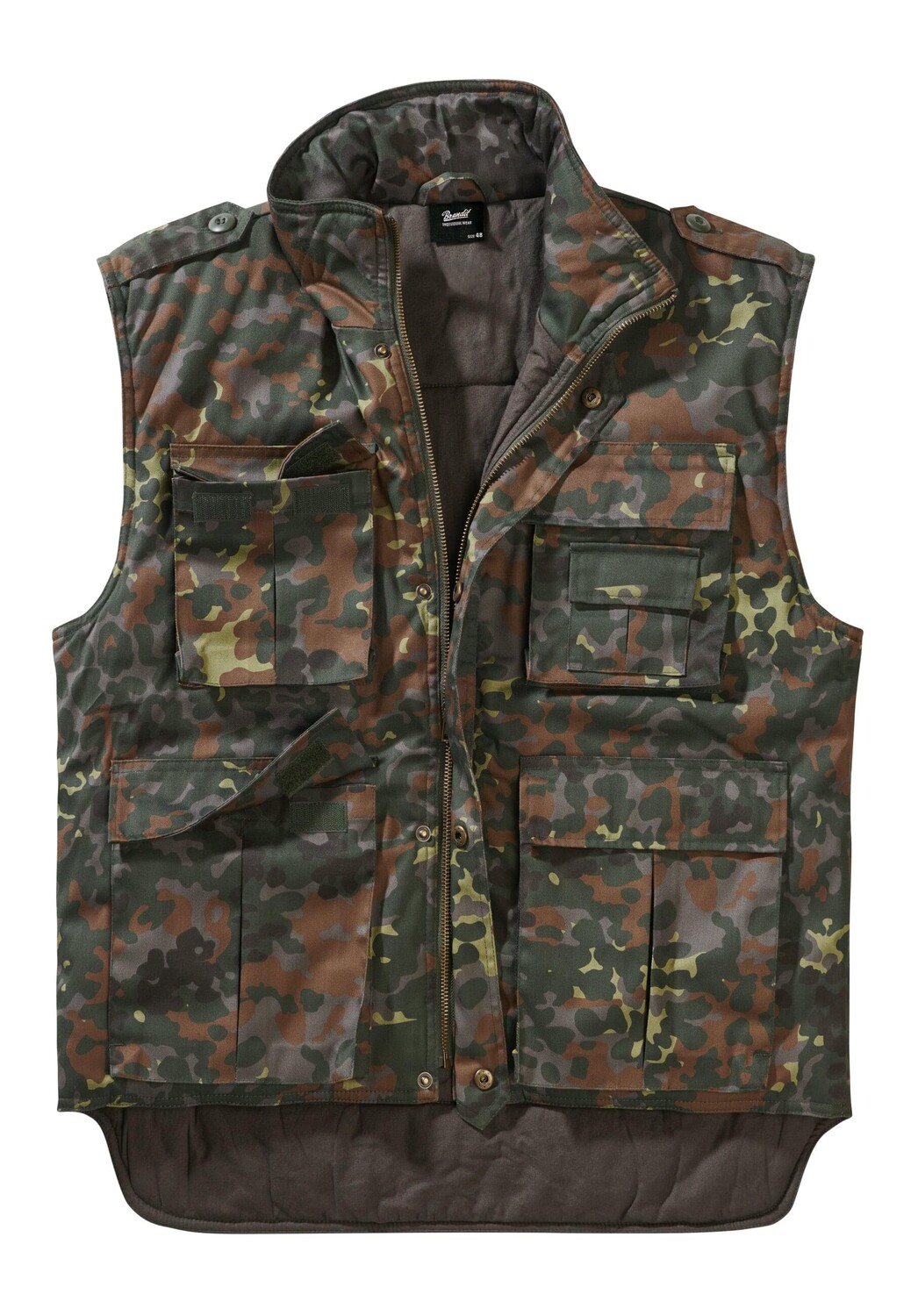 

Утепленный жилет Brandit n, цвет flecktarn