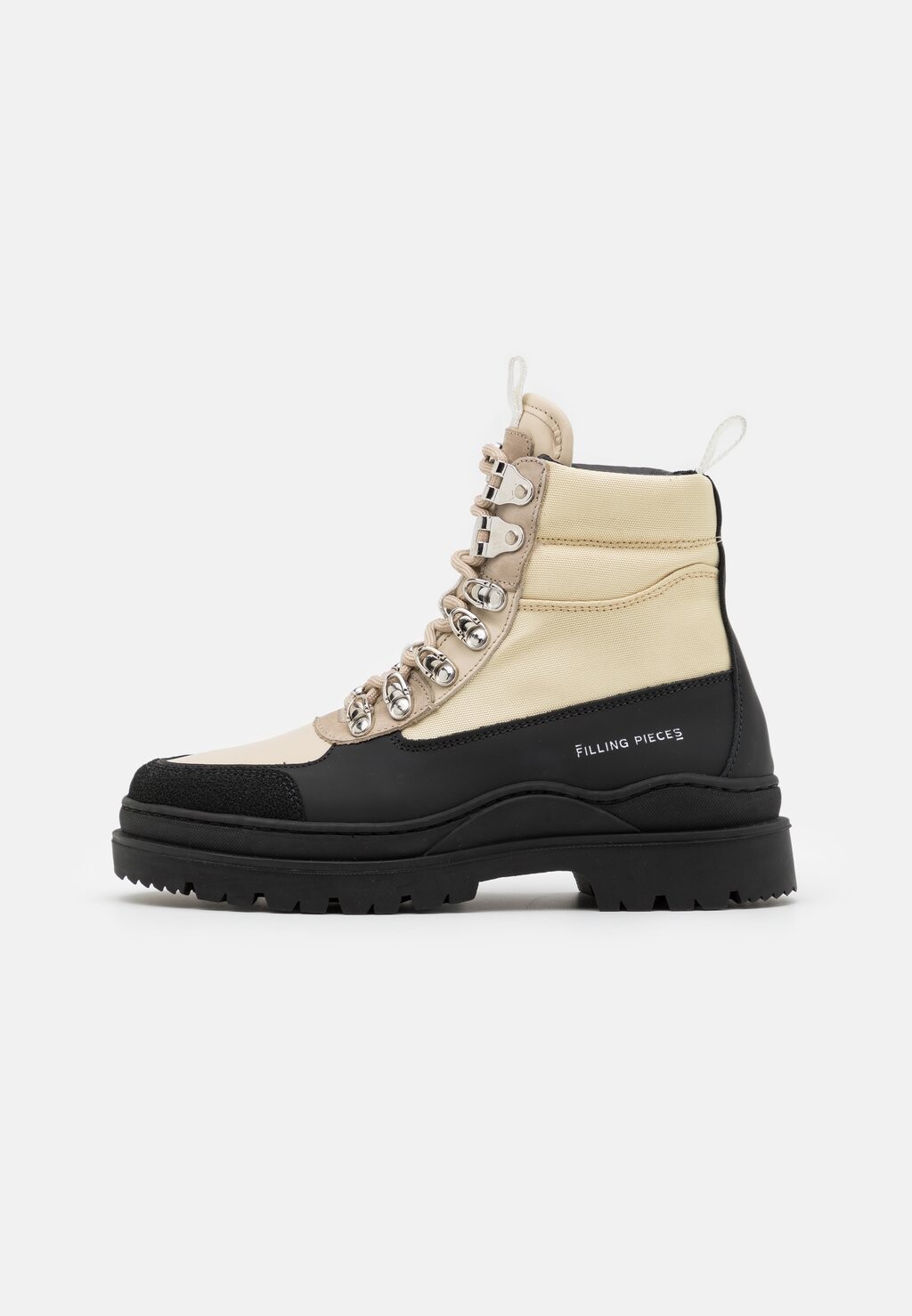 

Ботильоны на шнуровке Filling Pieces, черный/бежевый