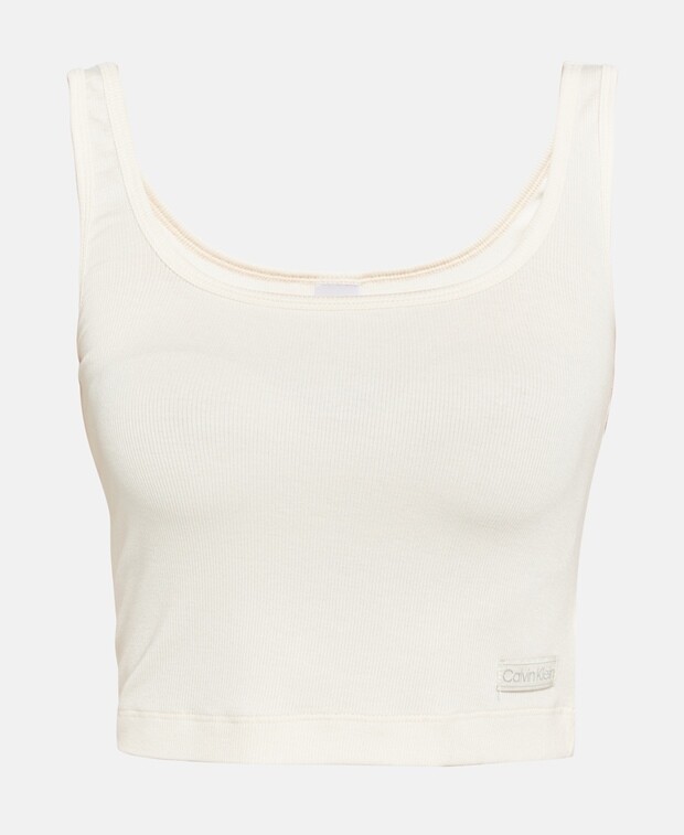 

Пижамный топ Calvin Klein, шерсть белый