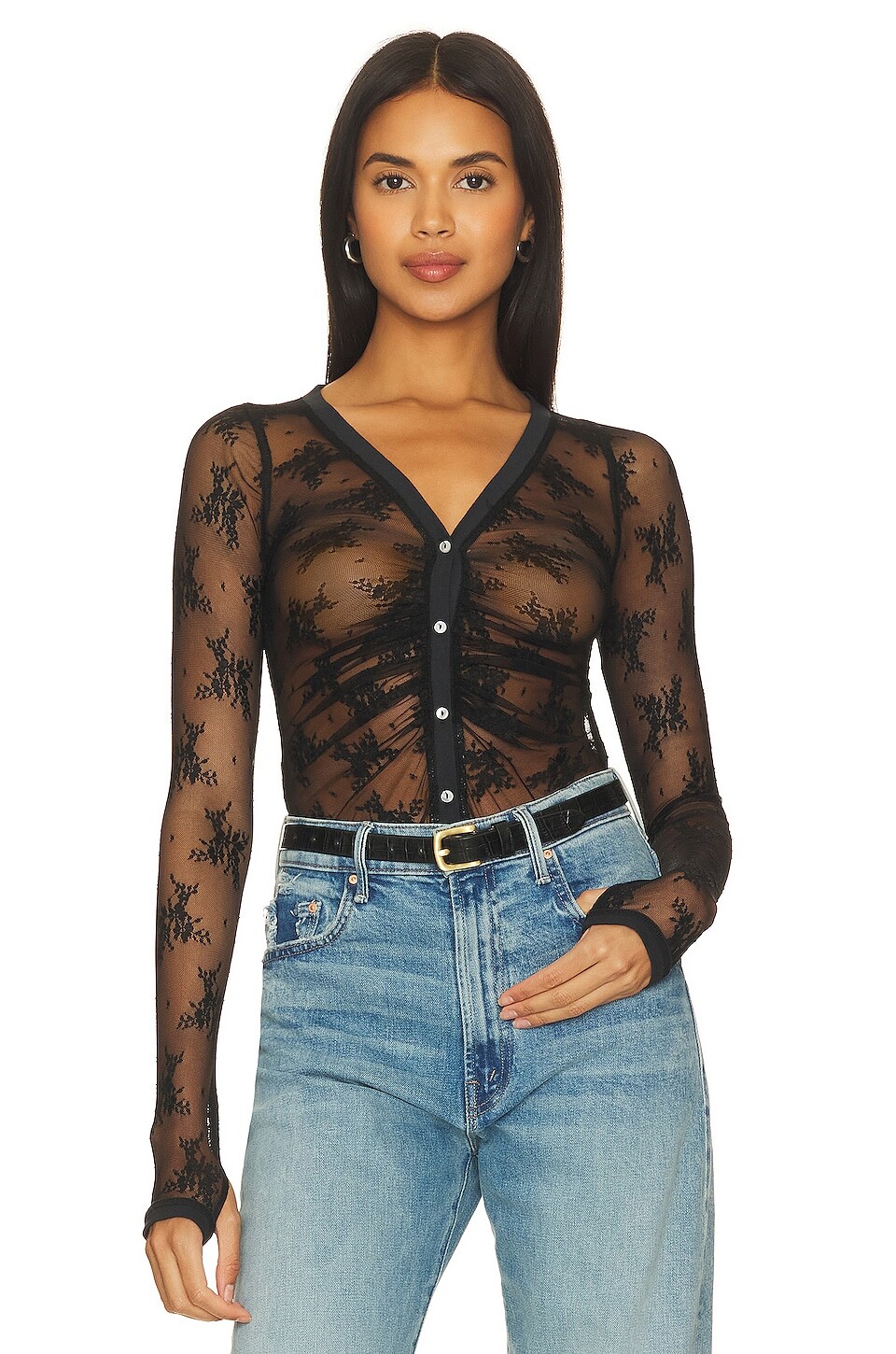 

Боди Free People x Intimately FP Light Year In Black, черный