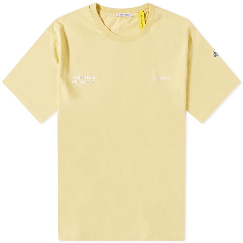 

Футболка Moncler Genius x Fragment, желтый