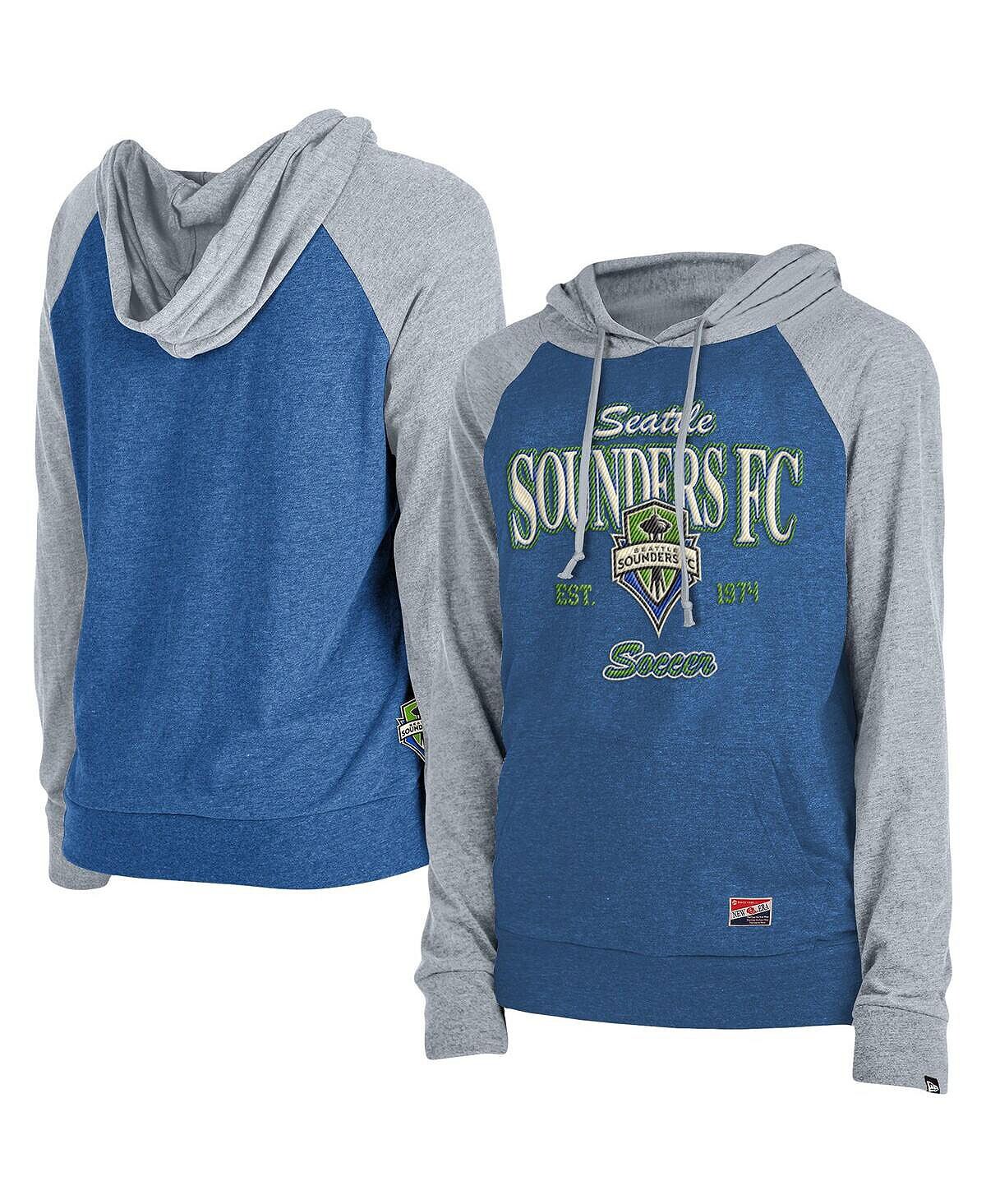 

Женский пуловер с капюшоном Heather Blue Seattle Sounders FC Throwback New Era