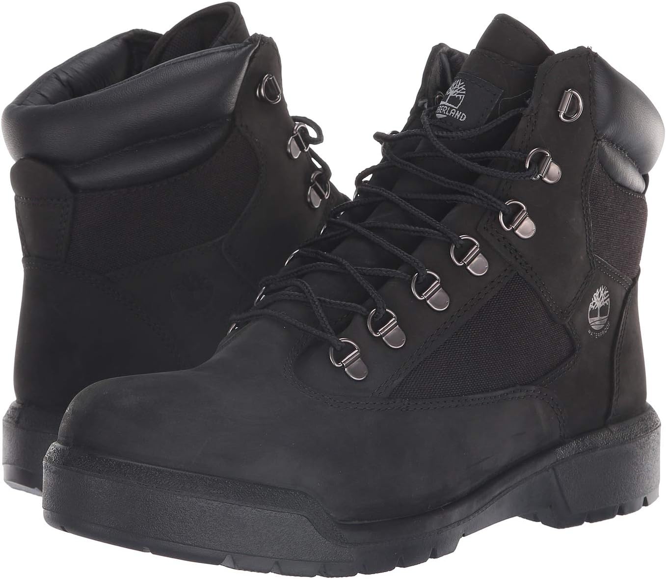 

Ботинки на шнуровке Field Boot 6" F/L Waterproof Timberland, цвет Black Waterbuck Nubuck