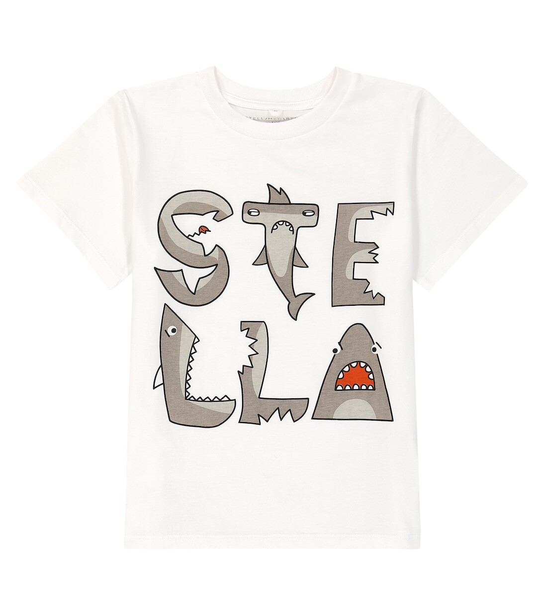 

Футболка из хлопкового джерси с принтом Stella Mccartney, белый