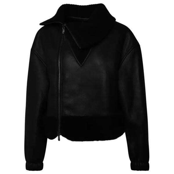 

Куртка leather jacket Ferrari, черный
