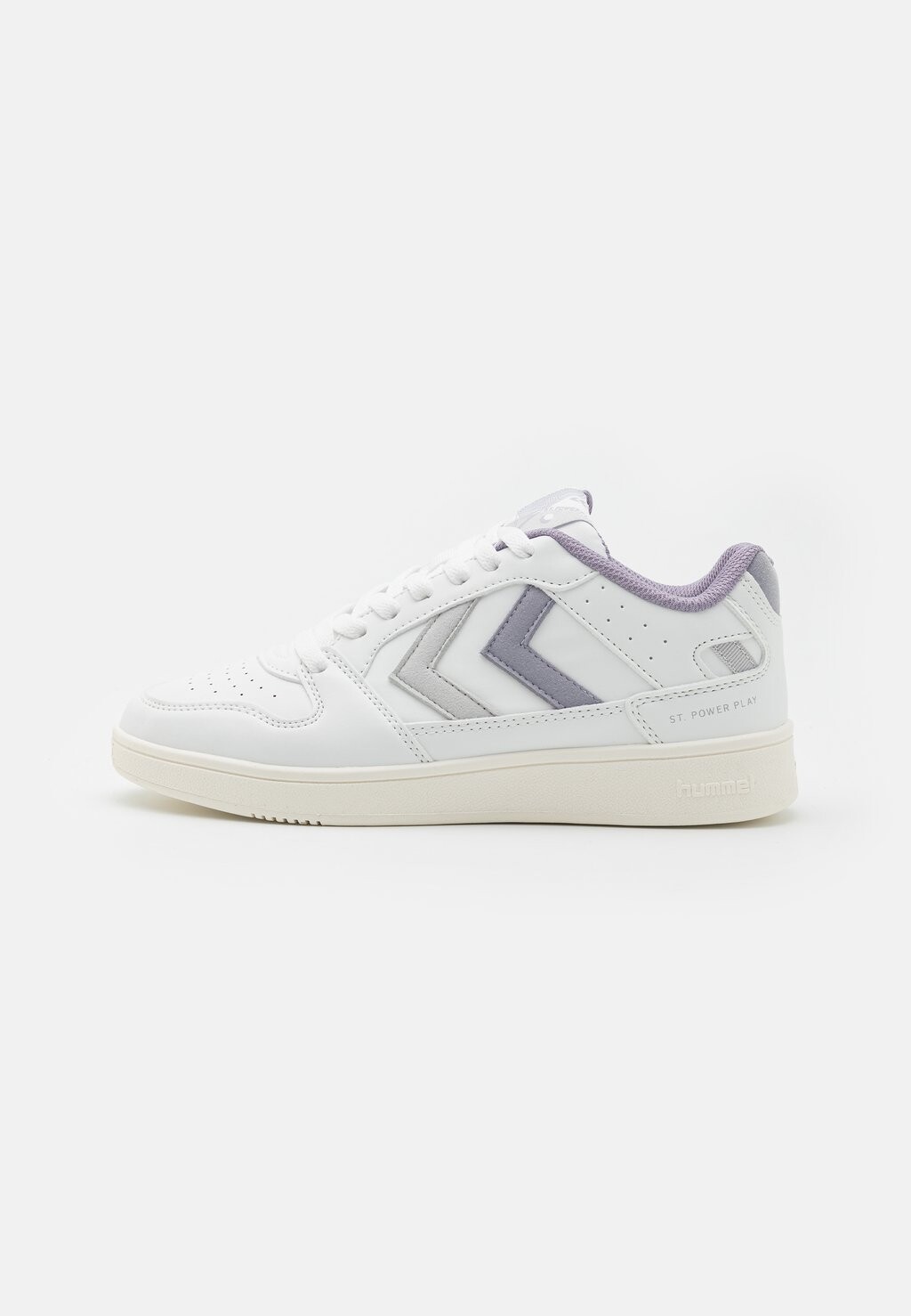 Кроссовки низкие ST POWER PLAY Hummel, цвет white/lilac grey/lunar rock