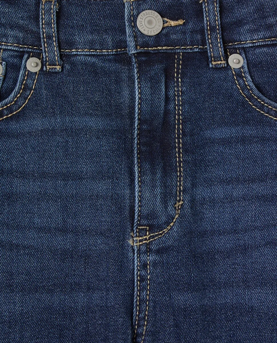 

Расклешенные джинсы для девочки с высокой посадкой Levi's, синий