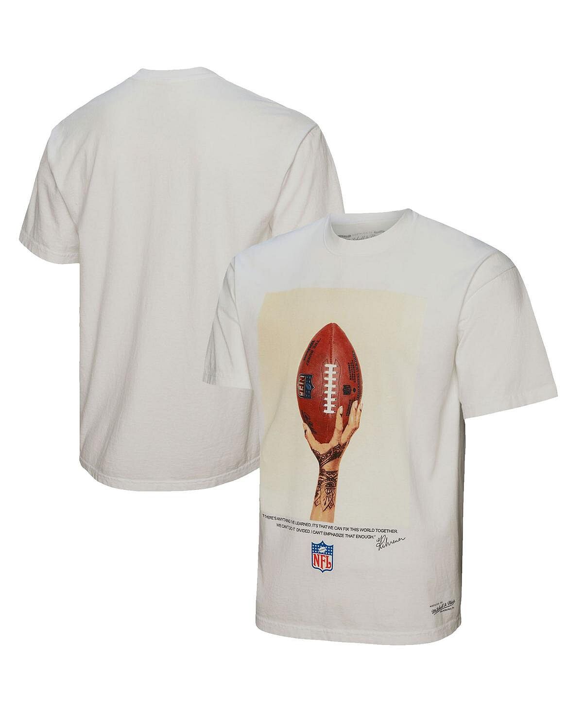 

Белая футболка FENTY for Super Bowl LVII Icon унисекс Mitchell & Ness, Белый