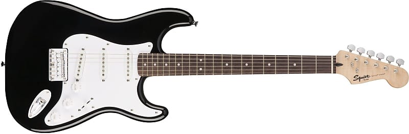 Электрогитара Squier by Fender Bullet Stratocaster SSS Hard Tail Laurel Fingerboard Black электрогитара fender squier bullet ht sss wh