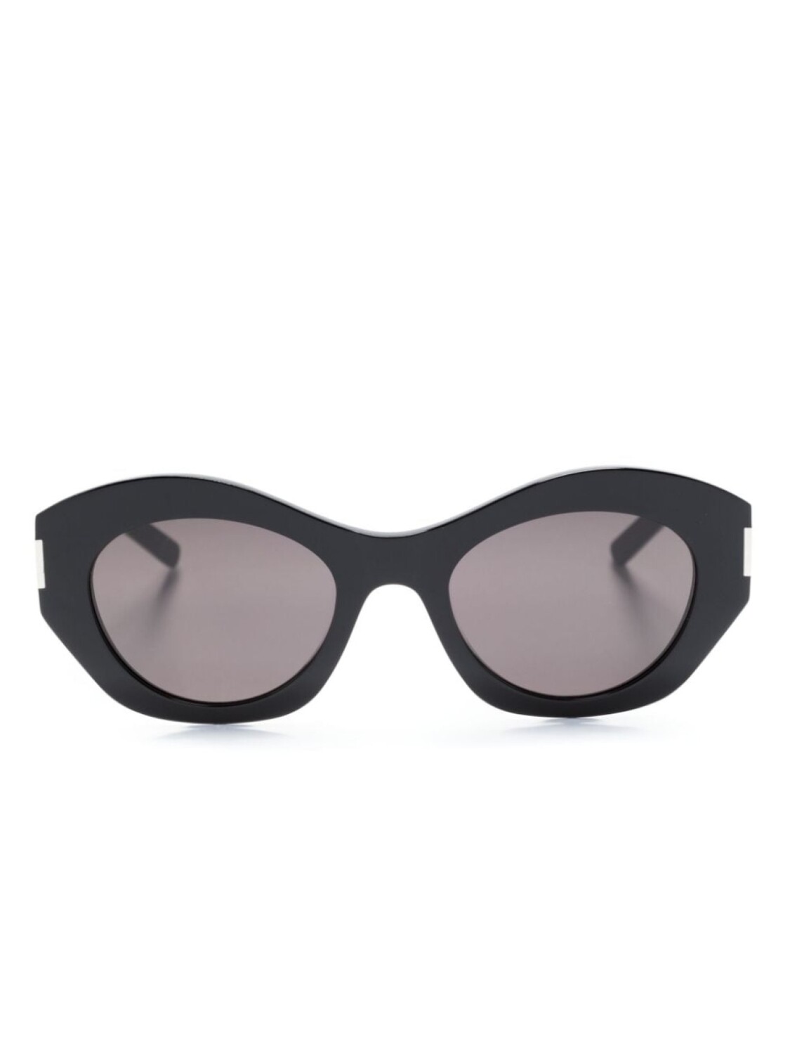 

Saint Laurent Eyewear солнцезащитные очки Nova в оправе 'кошачий глаз', черный