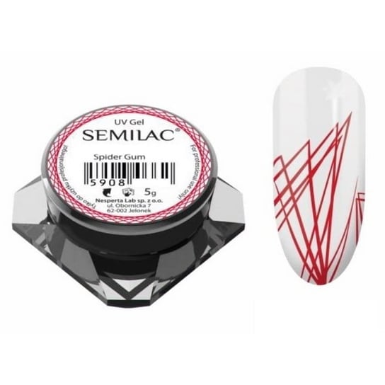 

Декорирующий гель Semilac Spider Gum Red No. 09 - 5Г, Серый, Декорирующий гель Semilac Spider Gum Red No. 09 - 5Г