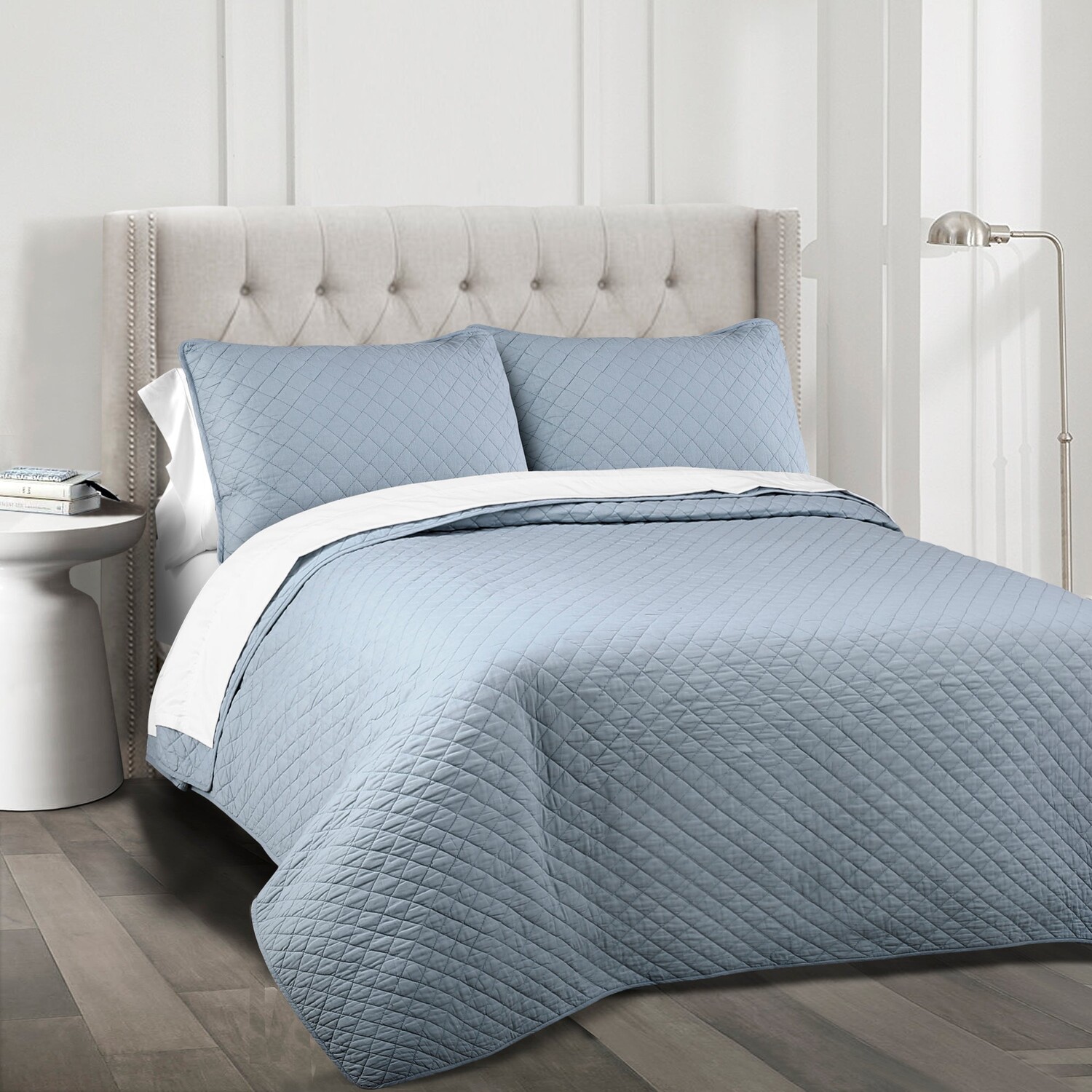 

Комплект одеял из хлопка большого размера Ava Diamond Lush Decor, цвет Blue