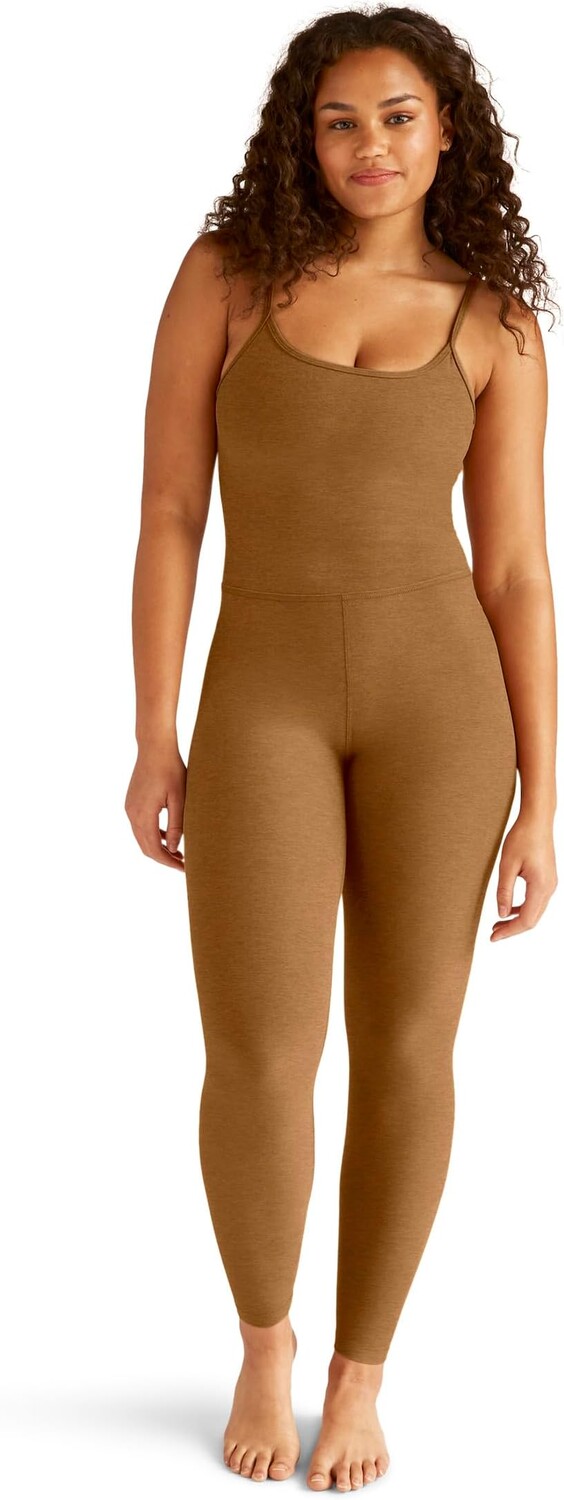 

Комбинезон миди Spacedye Uplevel Beyond Yoga, цвет Carmel Toffee Heather