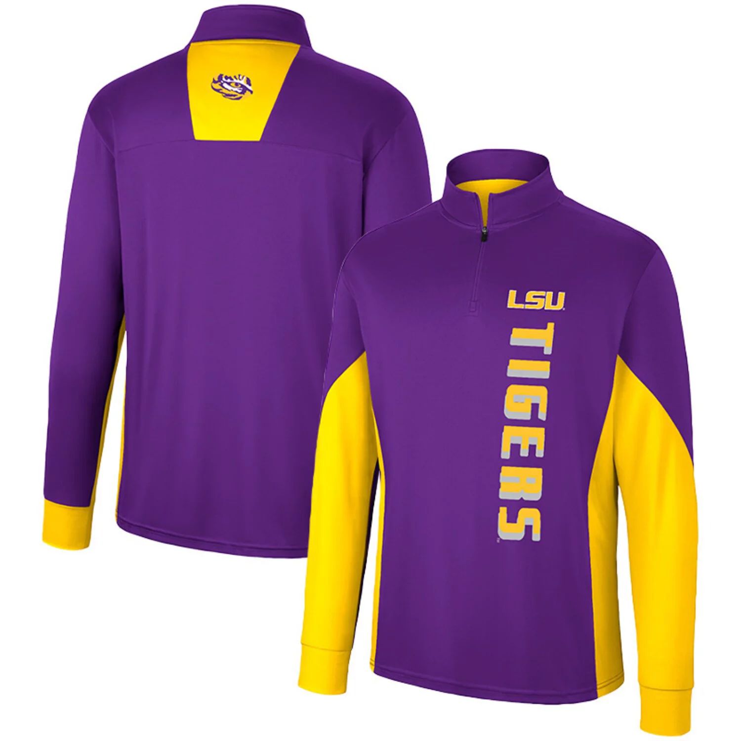 

Мужская фиолетовая ветровка с молнией четверть LSU Tigers Bart Colosseum, Фиолетовый