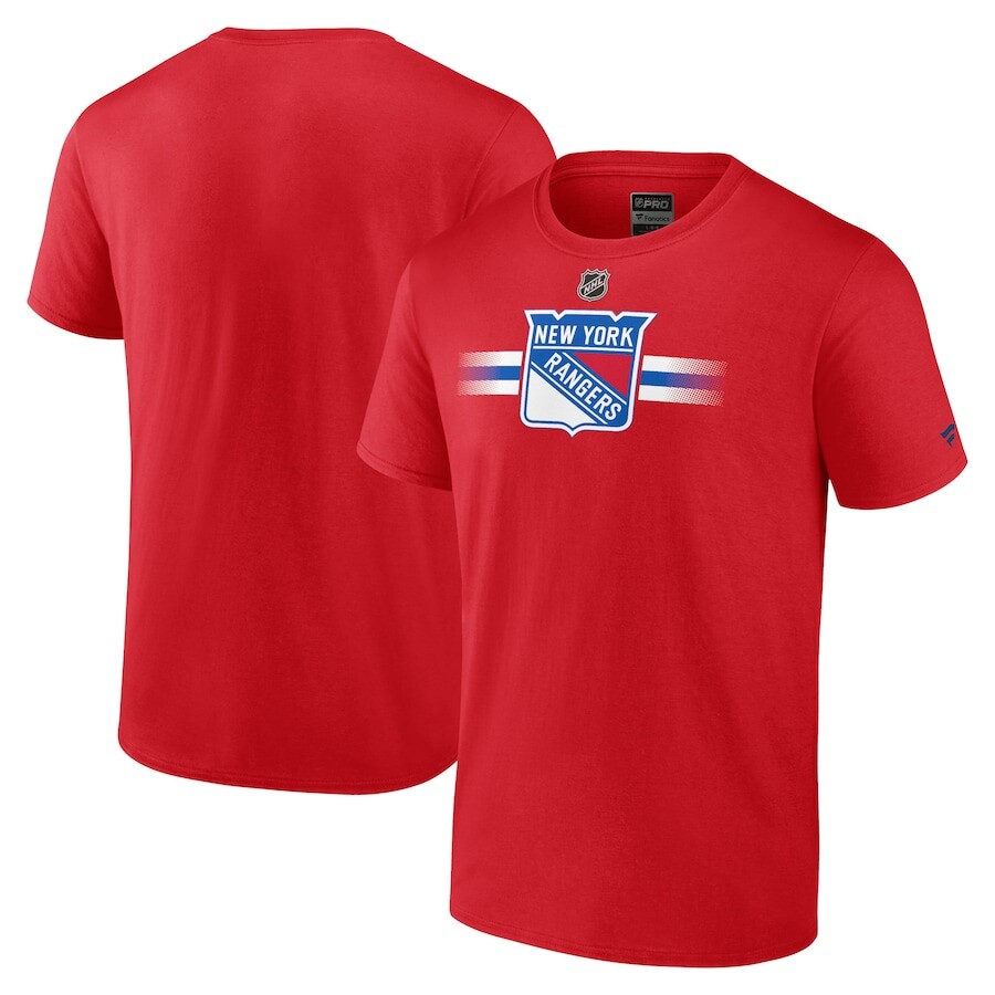 

Футболка с коротким рукавом Fanatics Branded New York Rangers, красный
