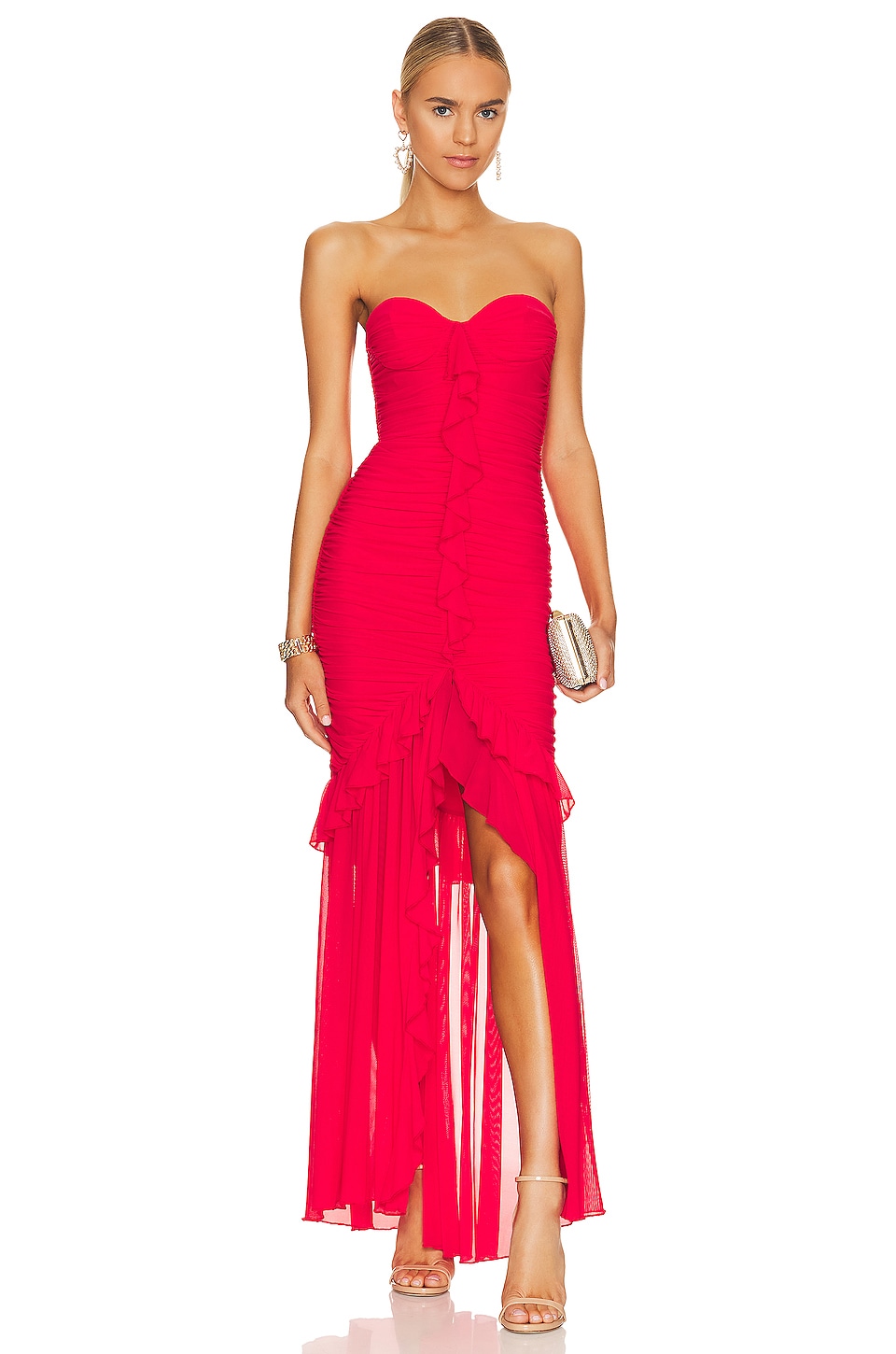 Платье MAJORELLE Giules Gown, цвет Cherry Red