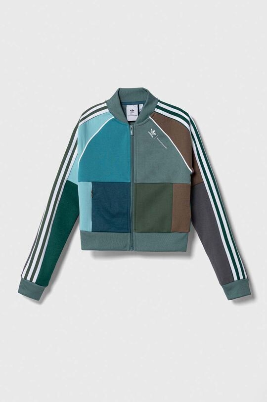 

Хлопковая толстовка Ksenia Schnaider adidas Originals, бирюзовый, Зеленый