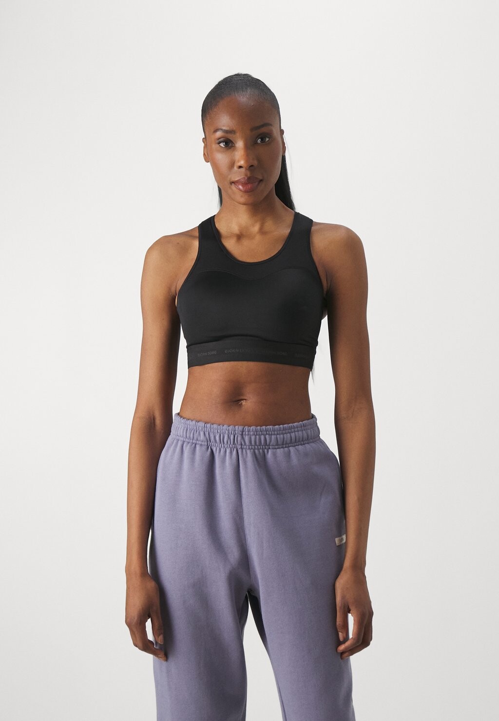 

Спортивный бюстгальтер с сильной поддержкой RUNNING HIGH SUPPORT Björn Borg, цвет black beauty