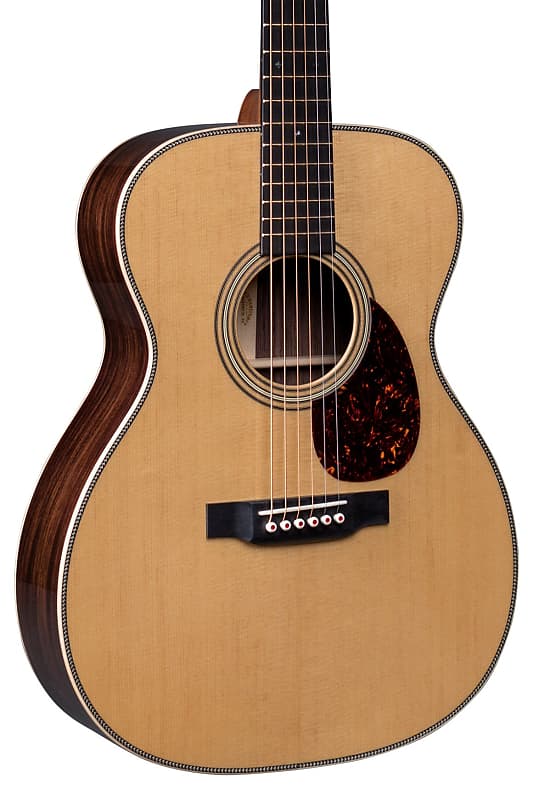 Акустическая гитара Martin OM-28 Modern Deluxe Acoustic Guitar ель ситхинская шугарлоаф