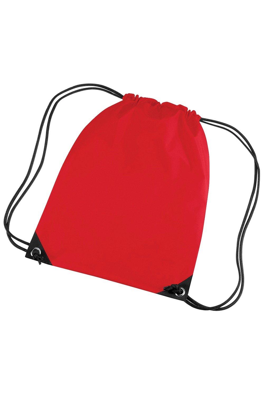 Водонепроницаемая сумка Gymsac премиум-класса (11 литров) Bagbase, красный