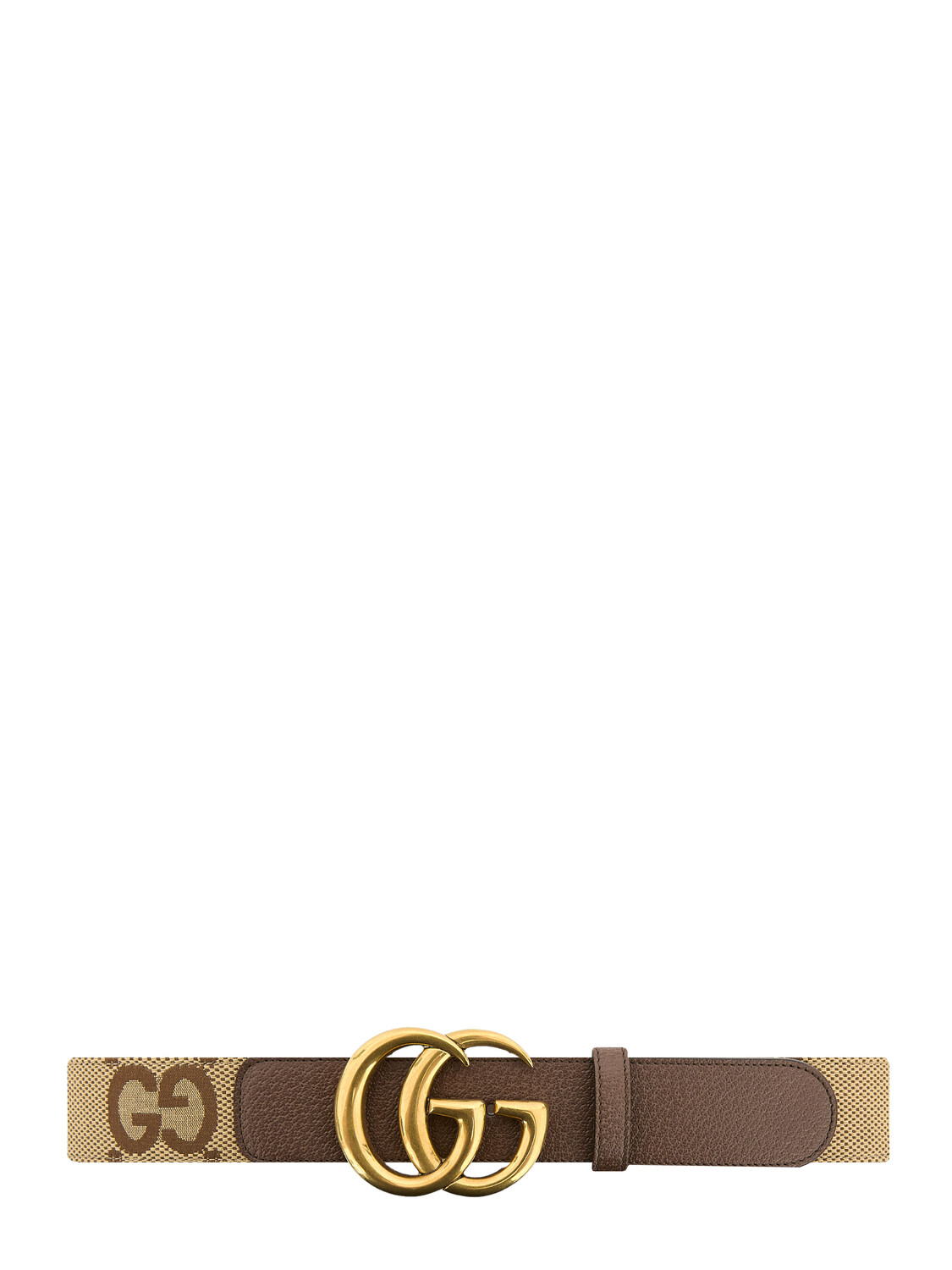 

Ремень Gucci GG Marmont large, бежевый