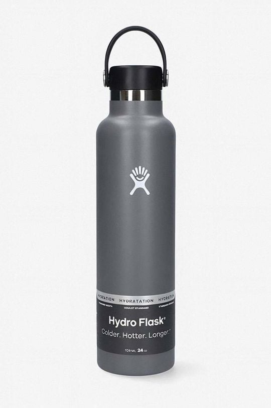 

Стандартная термобутылка с гибкой крышкой на 24 унции Hydro Flask, серый