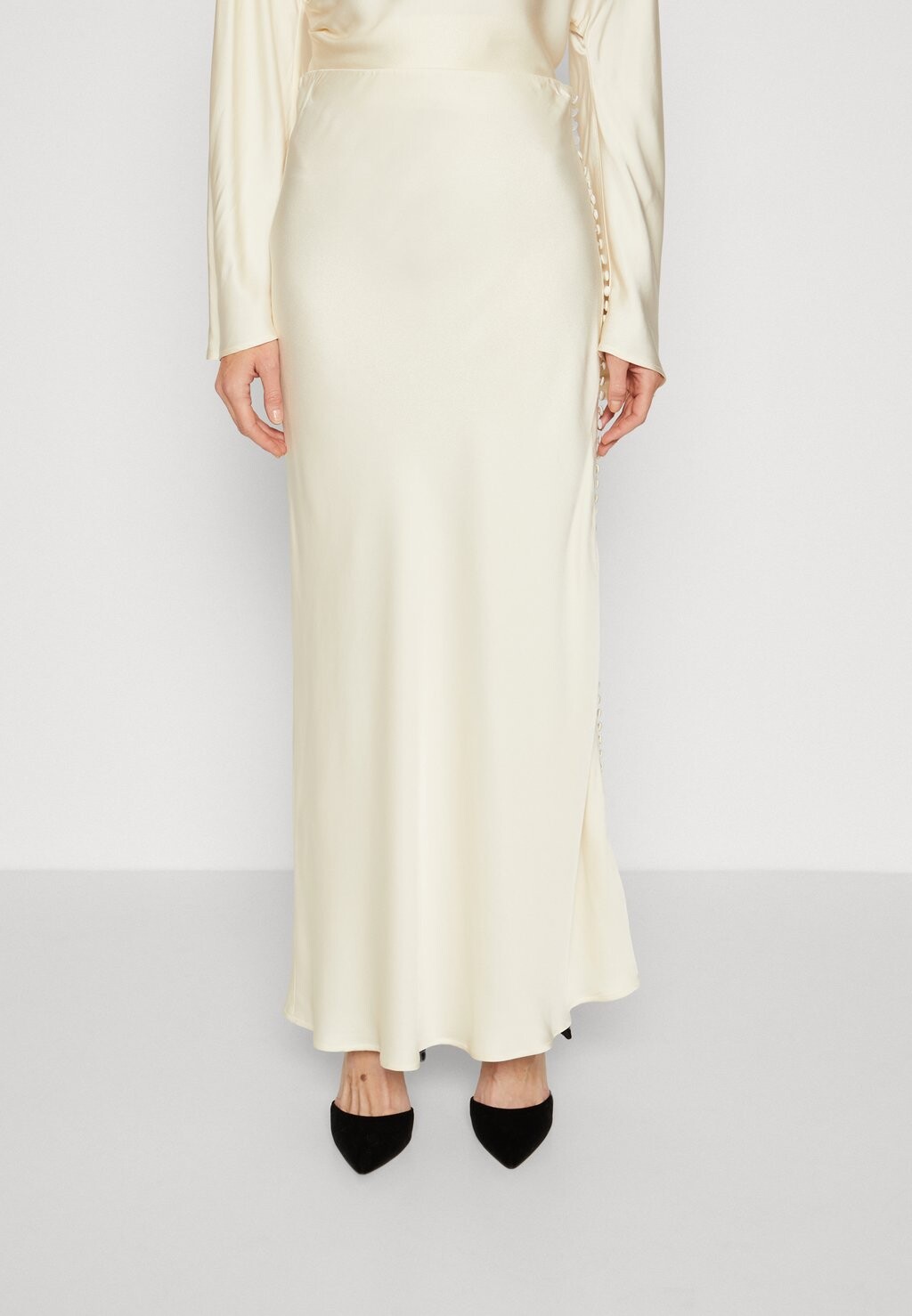 

Юбка By Malina ADALINE BUTTON SLIP SKIRT, ванильный