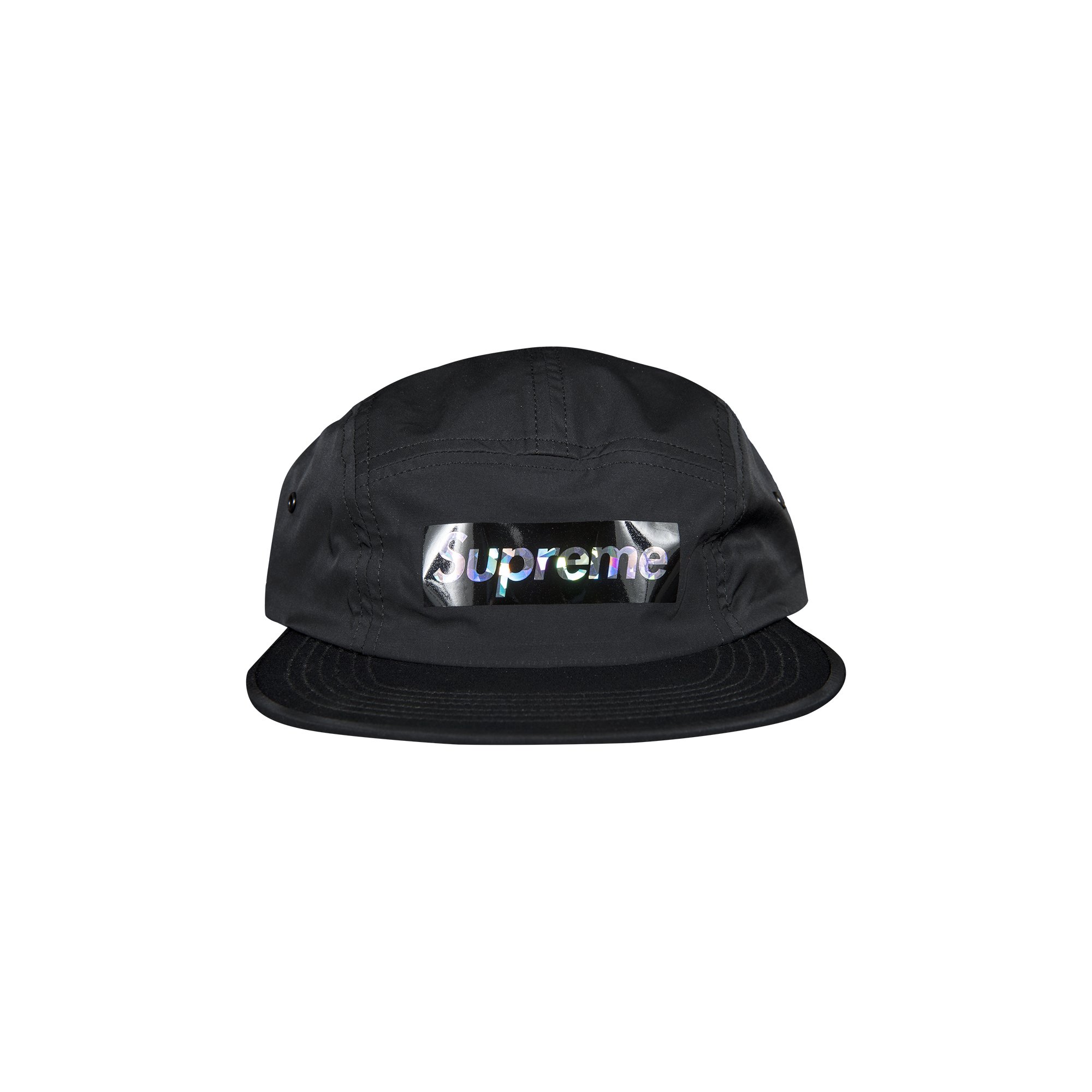 Кепка Supreme Holographic Camp, черная кепка supreme bandana camp черная