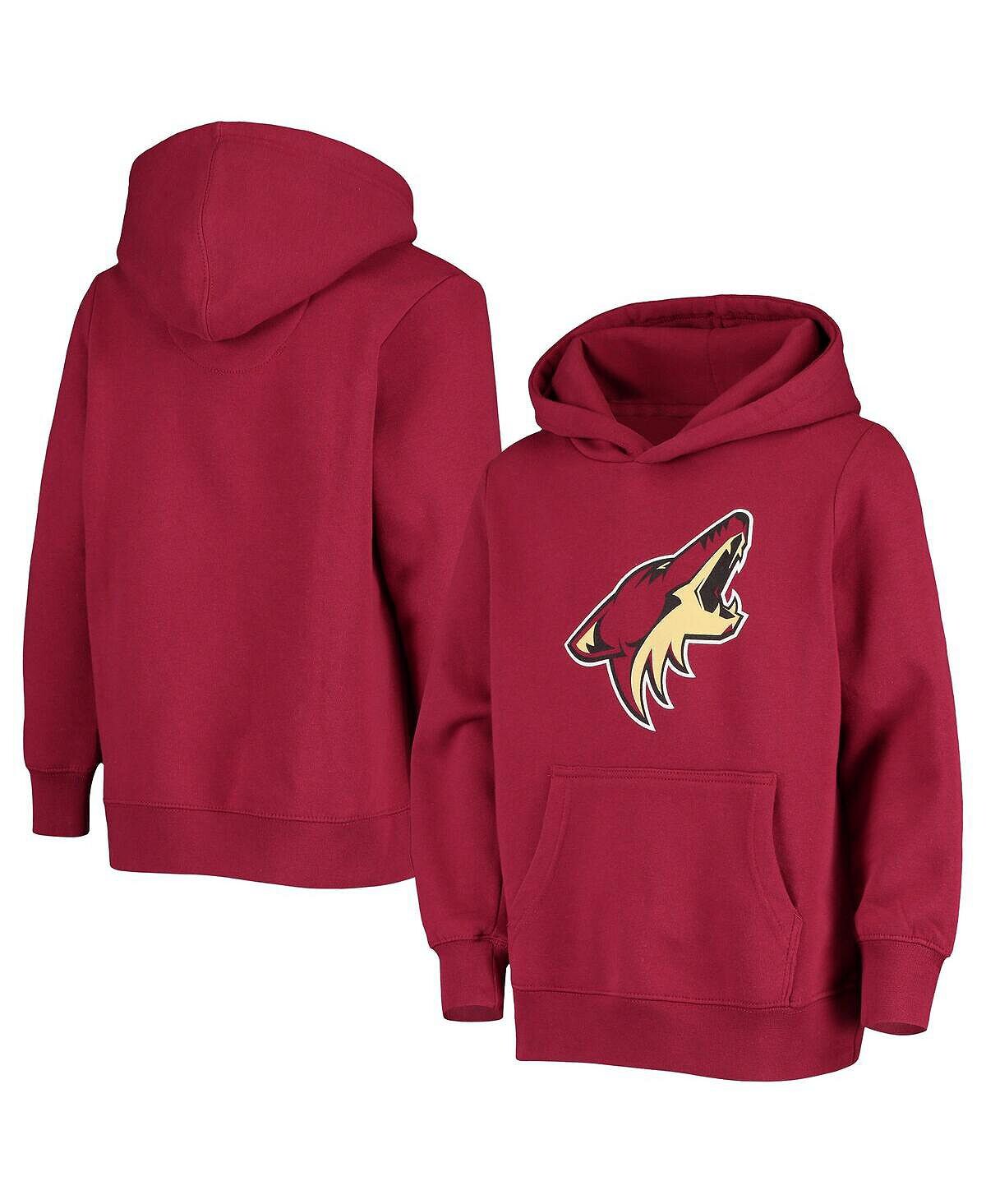 

Пуловер с капюшоном и логотипом Big Boys Garnet Arizona Coyotes Fanatics