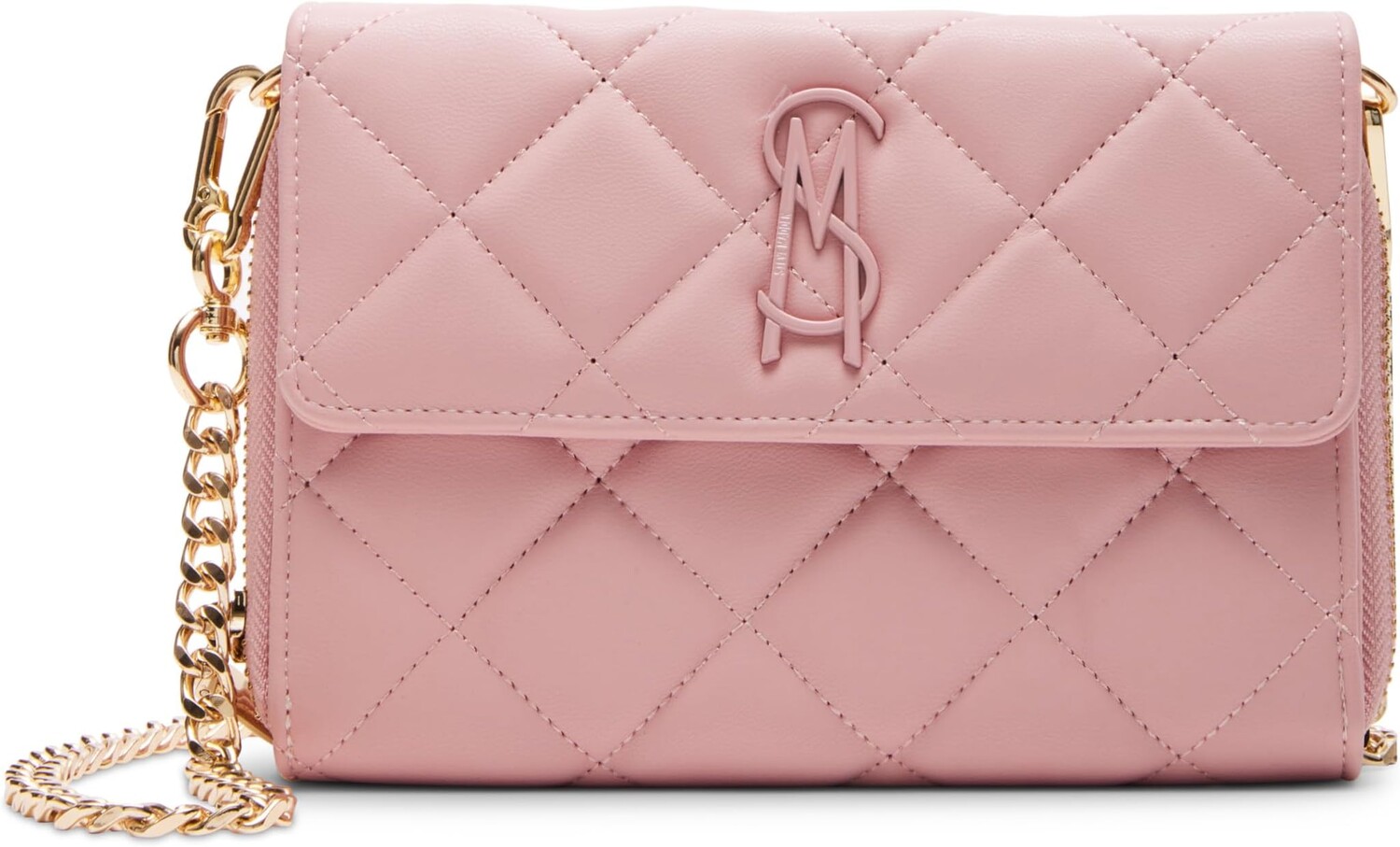 

Сумка Bcarina Matte Croco Wallet Crossbody Steve Madden, цвет Blush