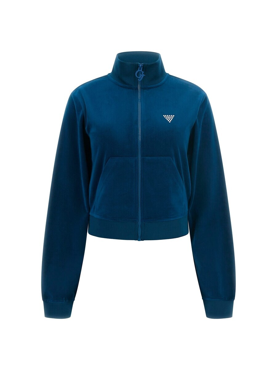 

Спортивная толстовка GUESS Athletic Zip-Up Hoodie, синий