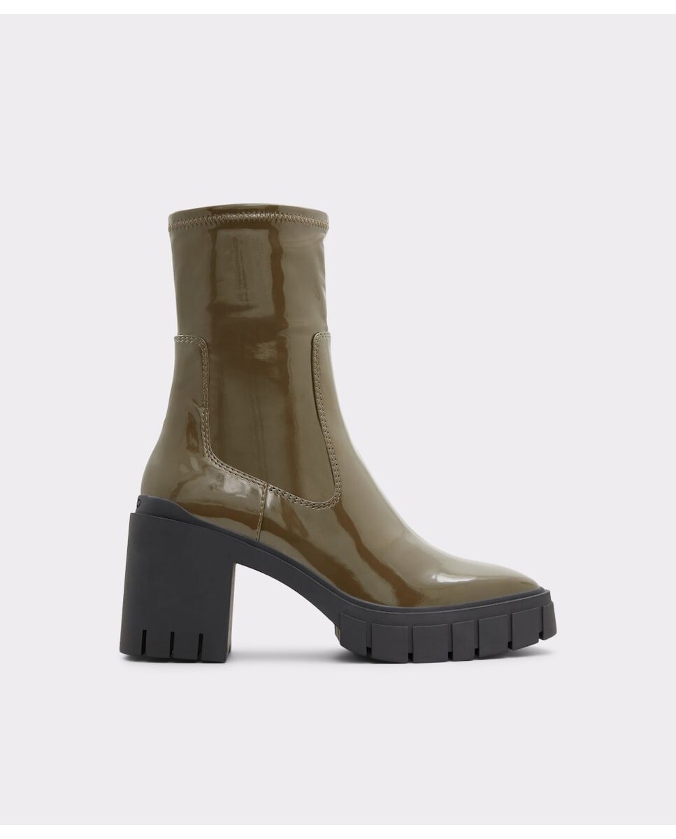 

Женские зеленые ботильоны с квадратным носком Aldo, зеленый