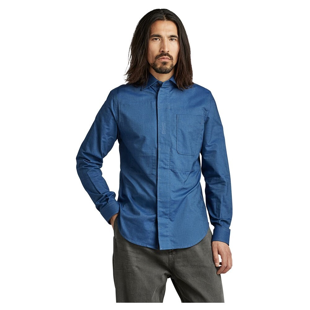 

Рубашка G-Star Secret Utility Regular Fit, синий