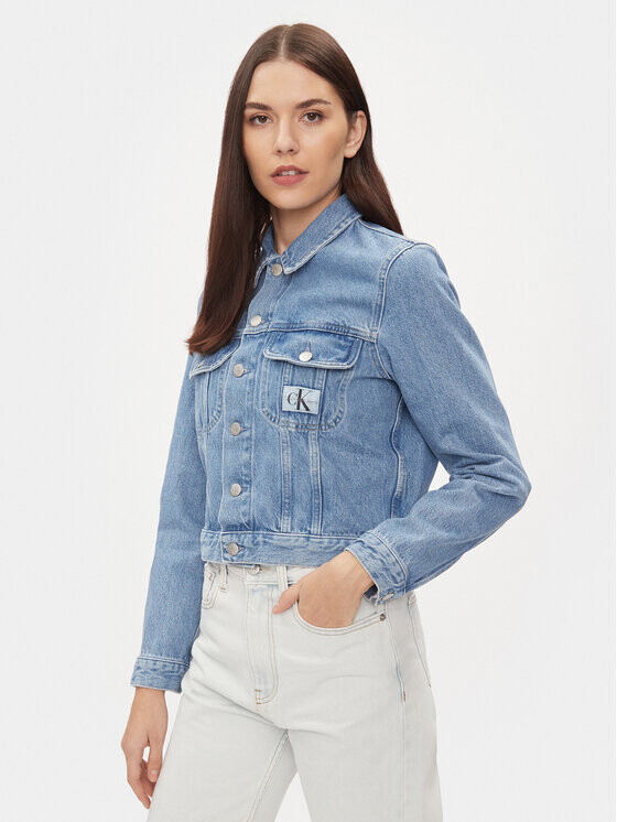 

Джинсовая куртка стандартного кроя Calvin Klein, синий