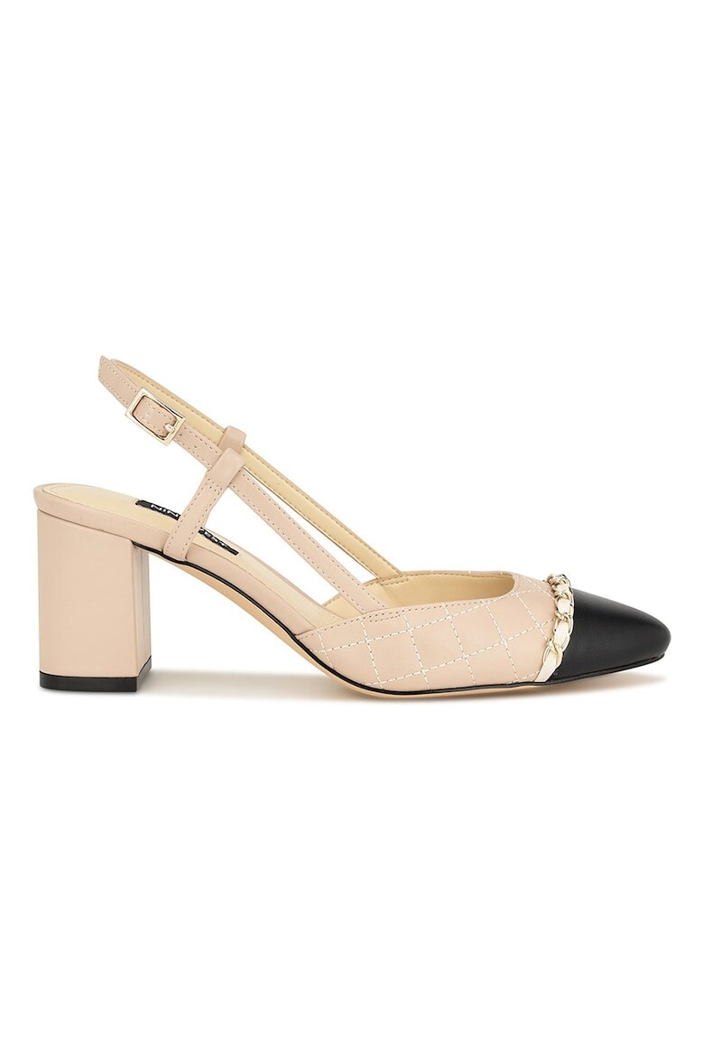 

Туфли круглой формы на массивном каблуке Nine West, черный