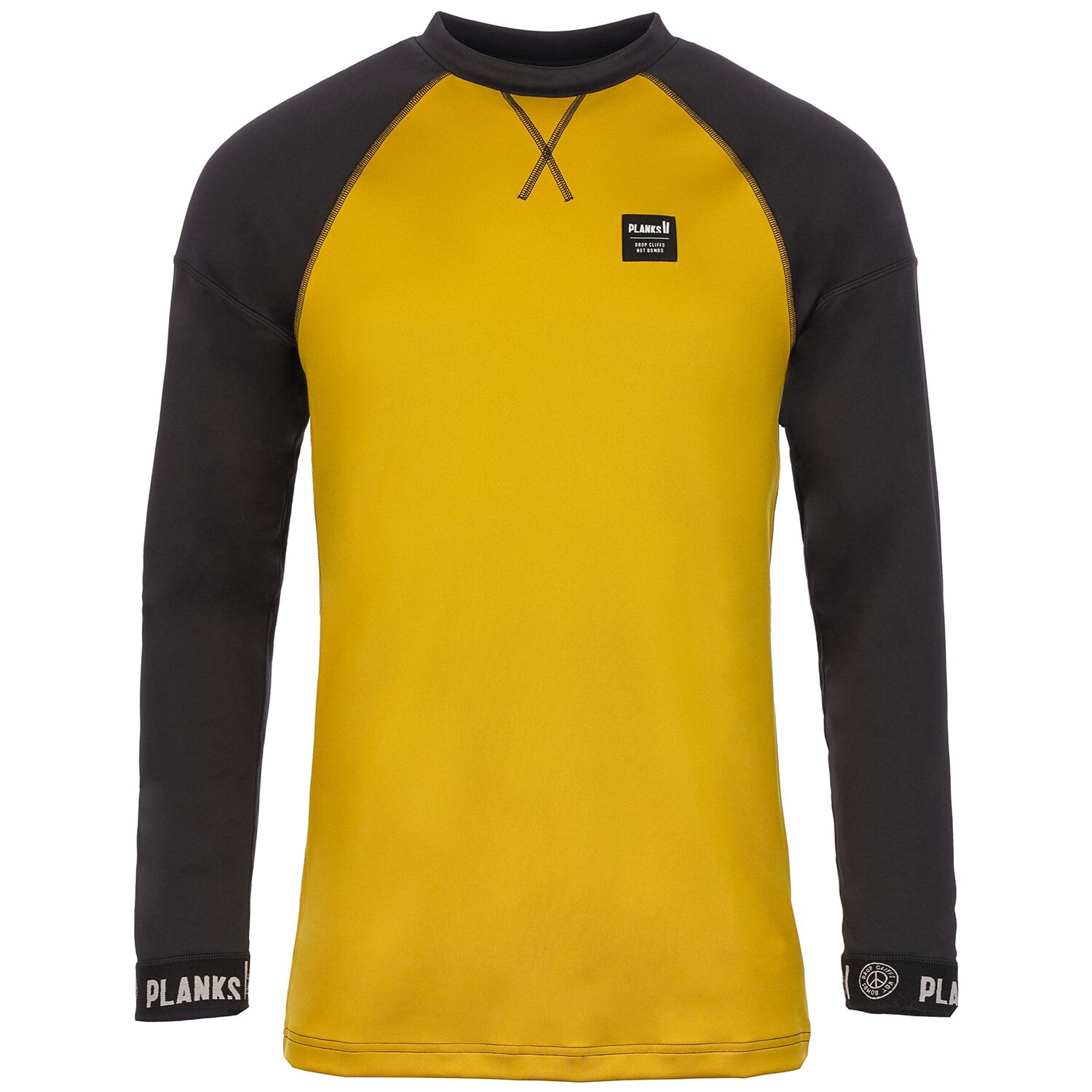 

Базовый топ Planks Clothing Fall-Line Base Layer, желтый