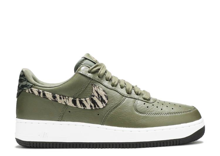 

Кроссовки Nike AIR FORCE 1 LOW 'TIGER CAMO OLIVE', черный