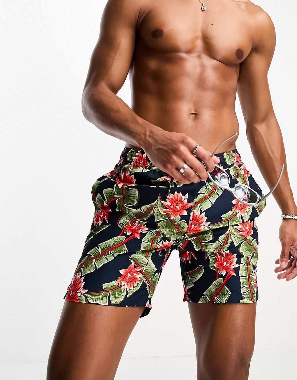 

Разноцветные шорты для плавания в гавайском стиле Superdry Vintage - MULTI