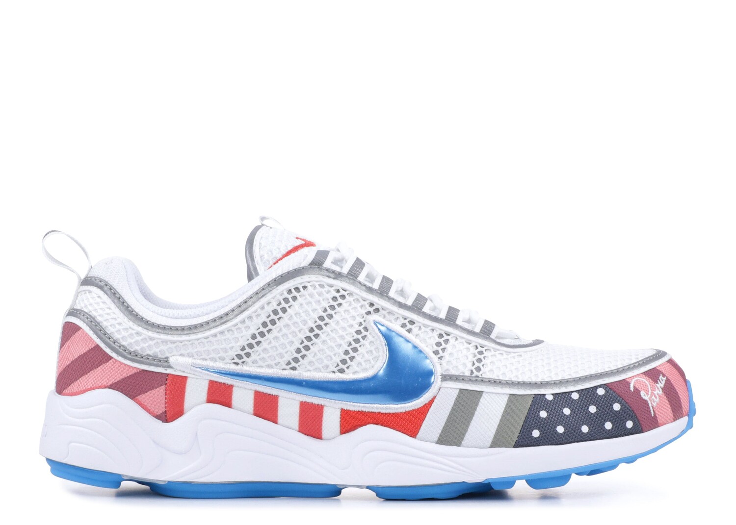 

Кроссовки Nike Parra X Zoom Spiridon 'White Multi', разноцветный