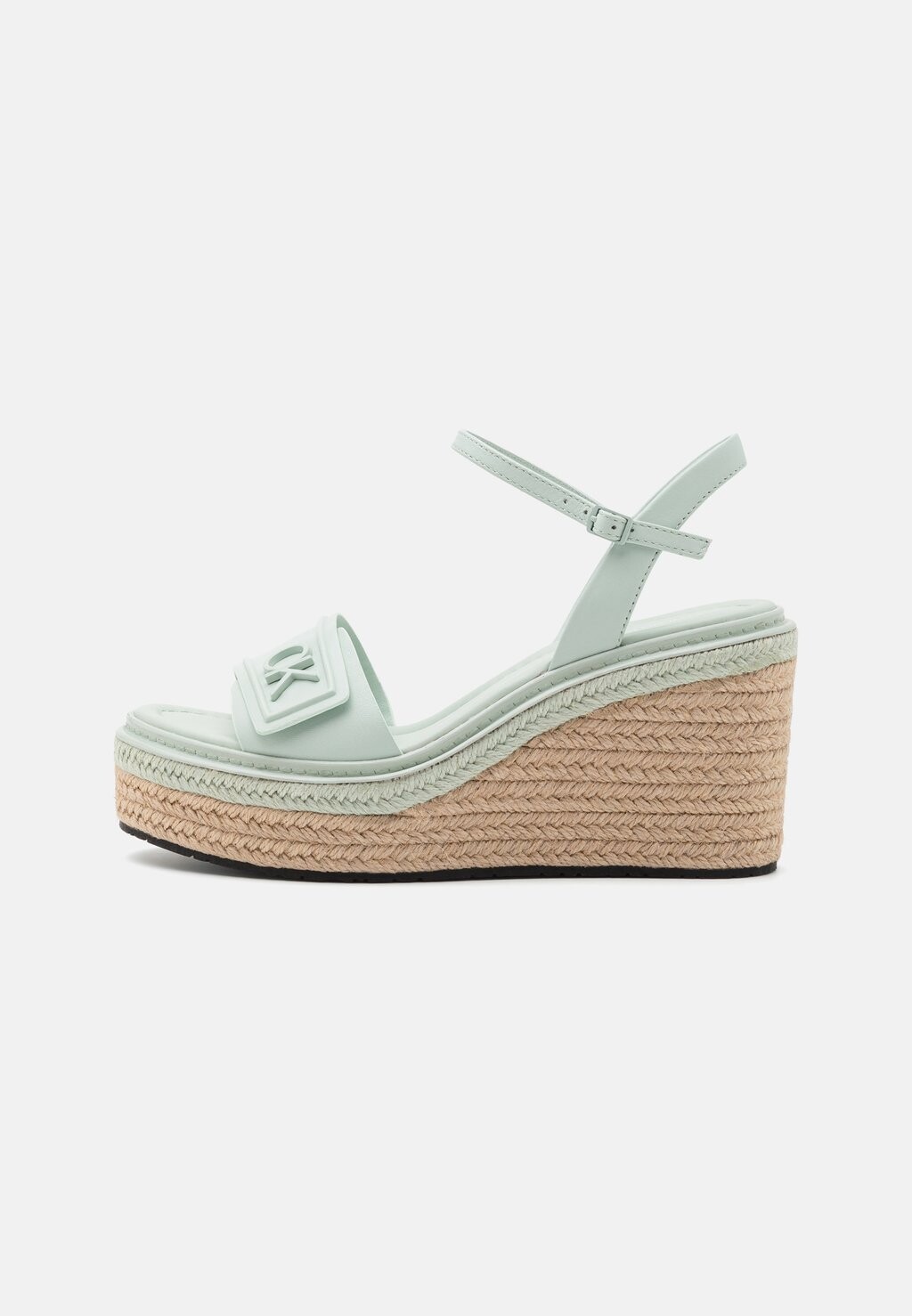 

Босоножки на высоком каблуке WEDGE Calvin Klein, цвет milky green