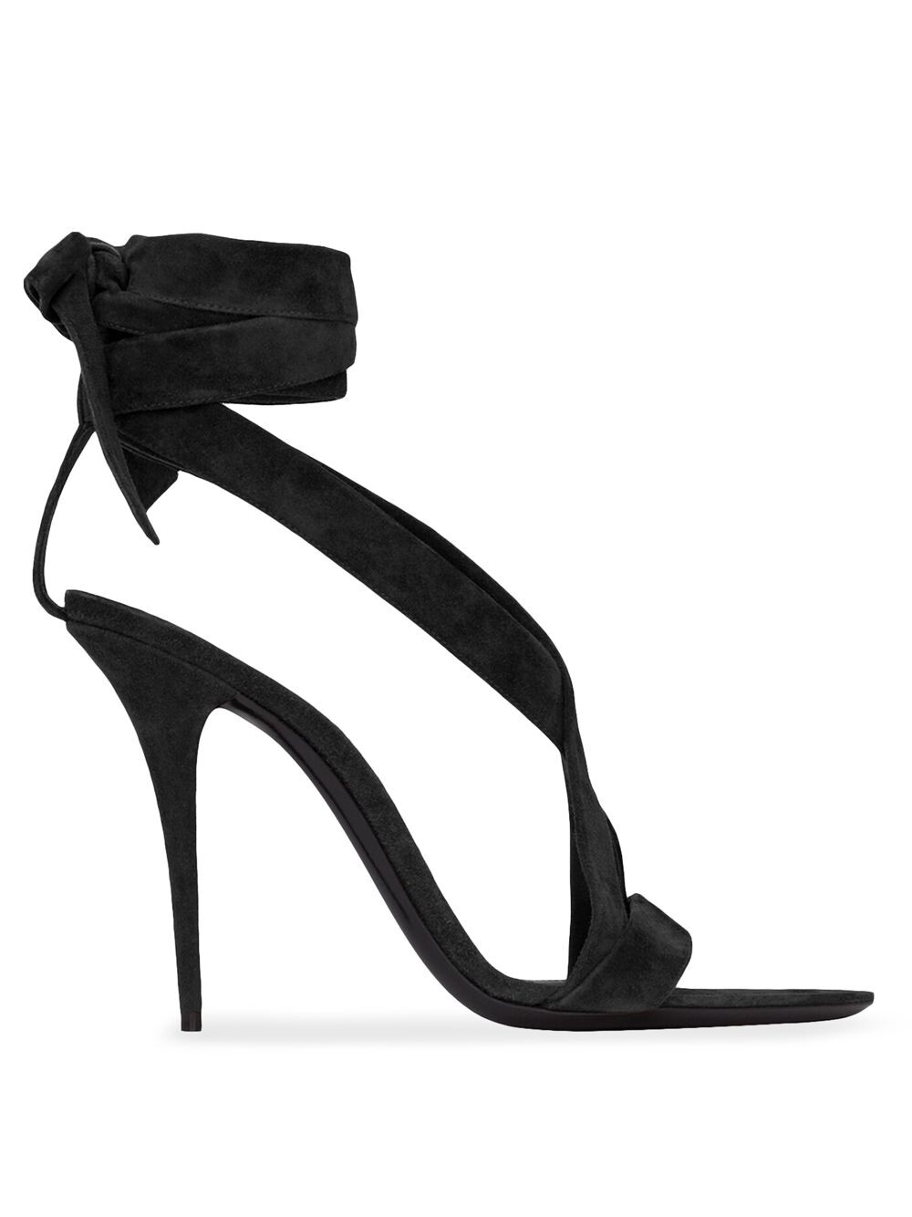 

Сандалии Deva из замши Saint Laurent, неро