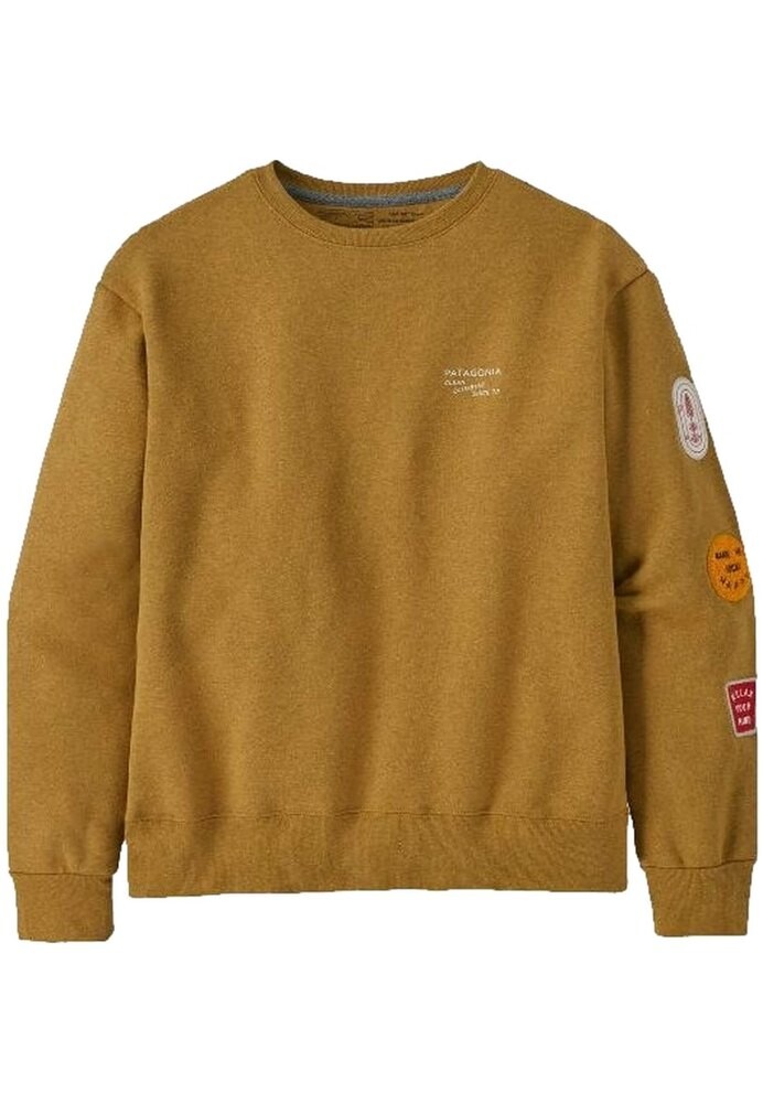 

Толстовка Patagonia Clean Climb Badges Uprisal, желтый